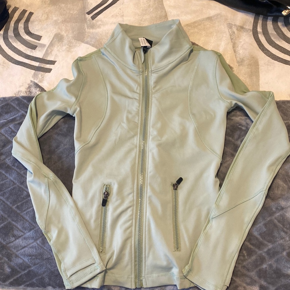 Sheer back yoga jacket - never worn